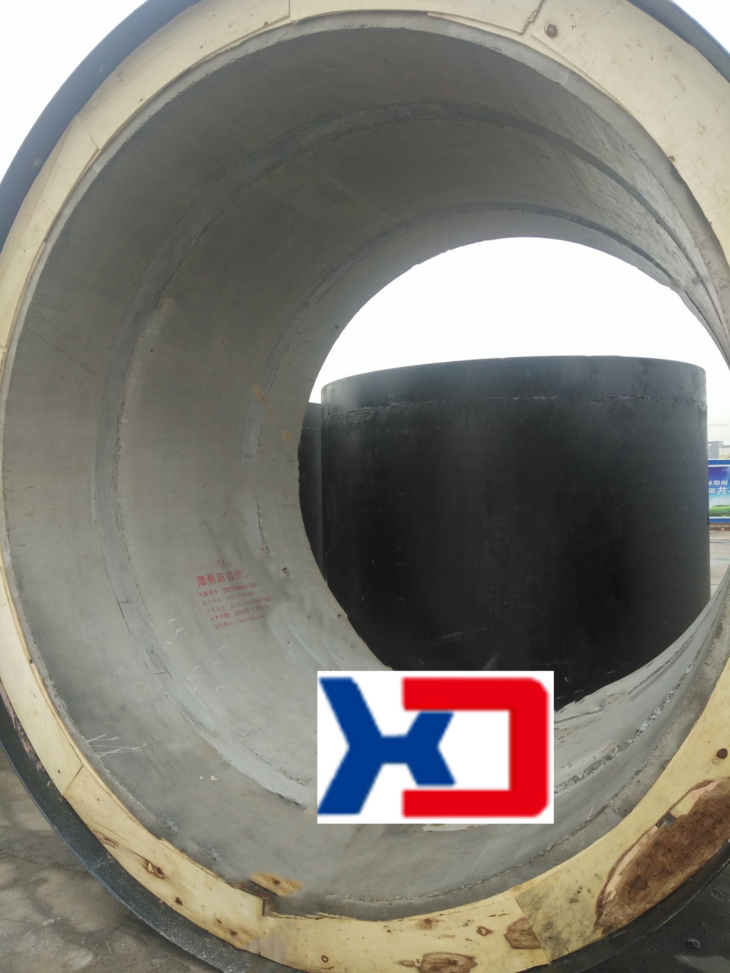 DN3500、DN3000電纜隧道預(yù)埋鋼環(huán)頂管